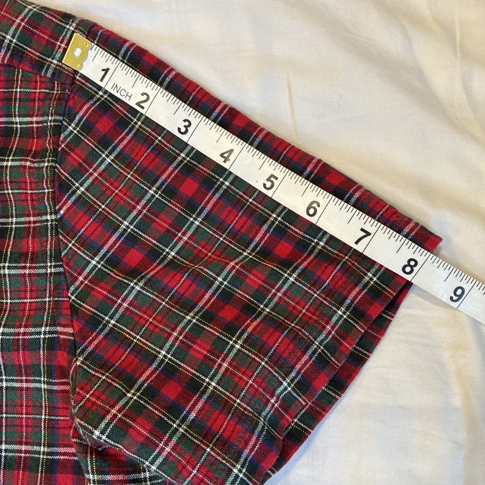 Cabin Creek Button Up Shirt Women's Small School Teacher Core Embroidered Plaid - Picture 6 of 11